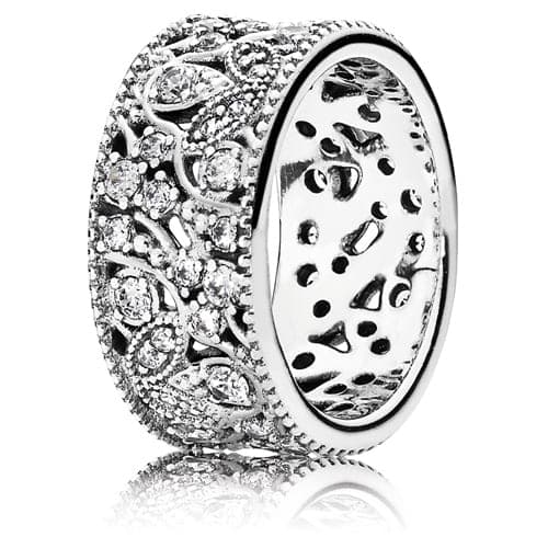 Pandora Shimmering Leaves Statement Ring 190965CZ 190965C — Foto 1 von 1