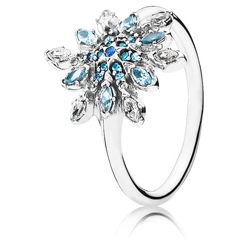 Crystalized Snowflake Ring