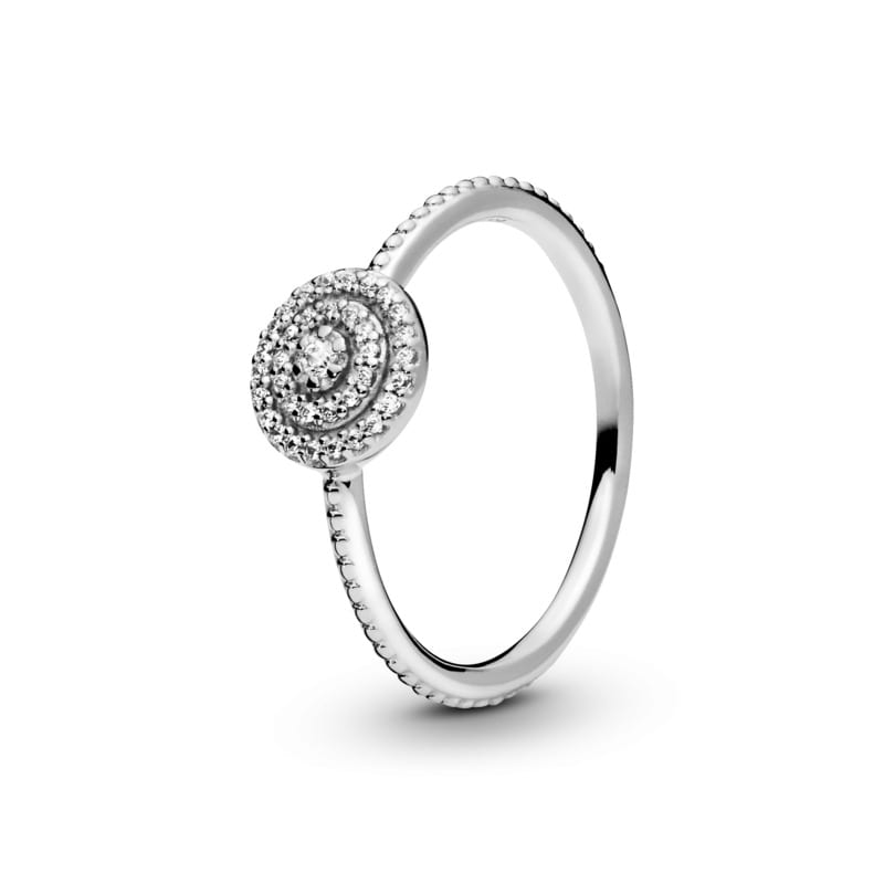 Radiant Elegance Ring with Clear Zirconia