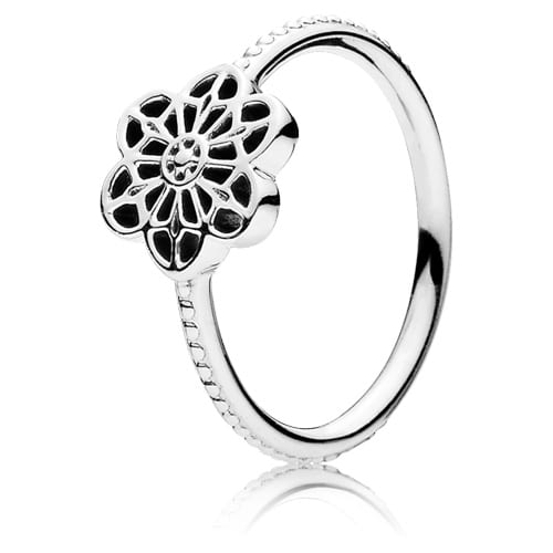 Floral Daisy Lace Ring