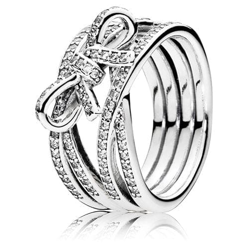 Pandora Delicate Sentiments Statement Ring 190995CZ 190995C — Foto 1 von 2