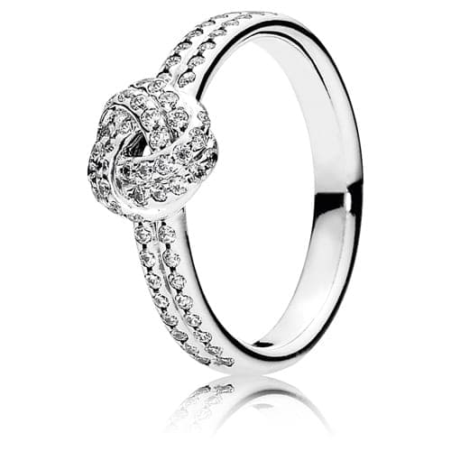 Pandora Sparkling Love Knot Ring 190997C 190997CZ — Foto 1 von 1