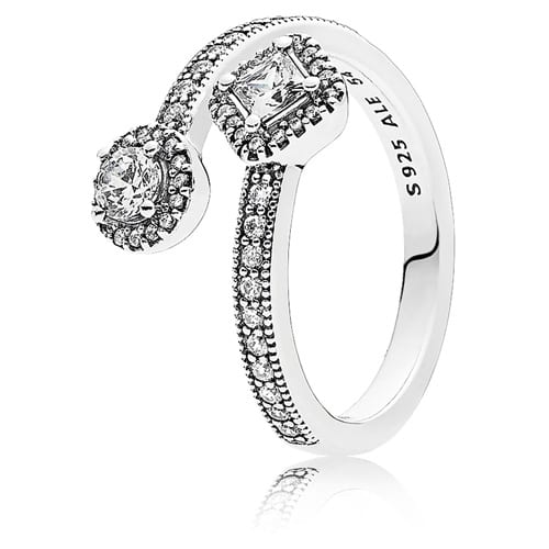 Abstract Elegance Open Ring