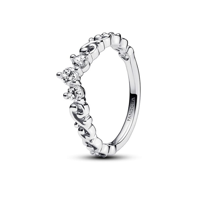 Regal Swirl Tiara Ring