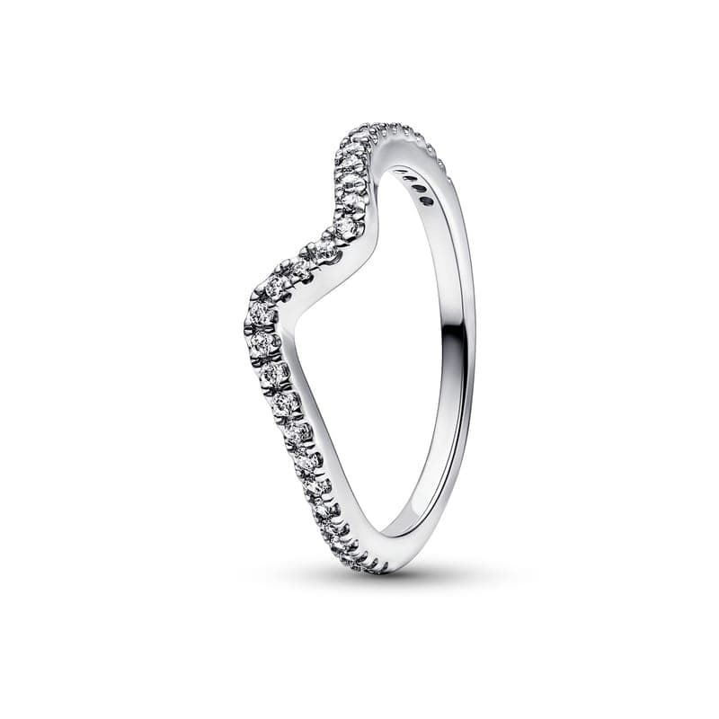 Pandora Sparkling Wave Ring 192539C01 192539 — Foto 1 von 1