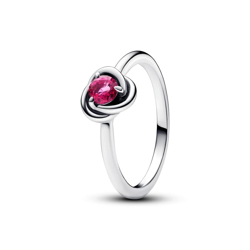 October Birthstone Eternity Circle Ring