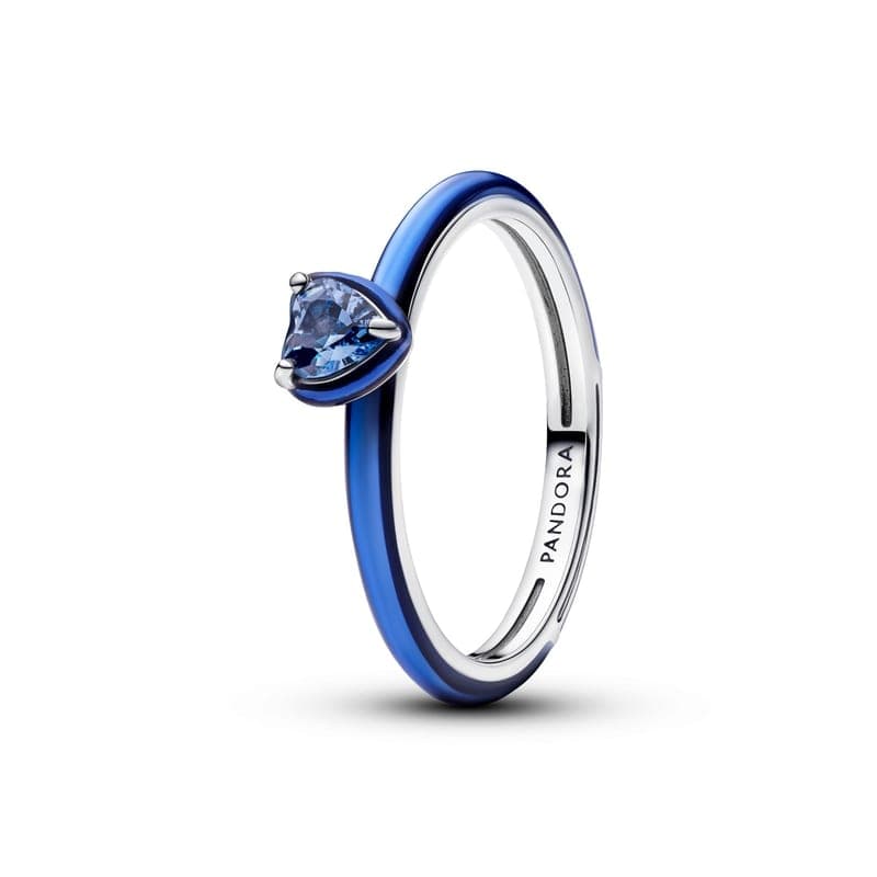 Pandora Blue Chakra Heart Ring 193088C03 193088 — photo 1 of 2