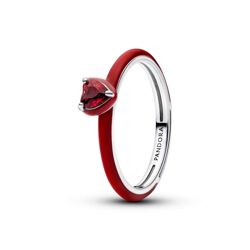 Pandora Red Chakra Heart Ring 193088C05 193088 — photo 1 of 2