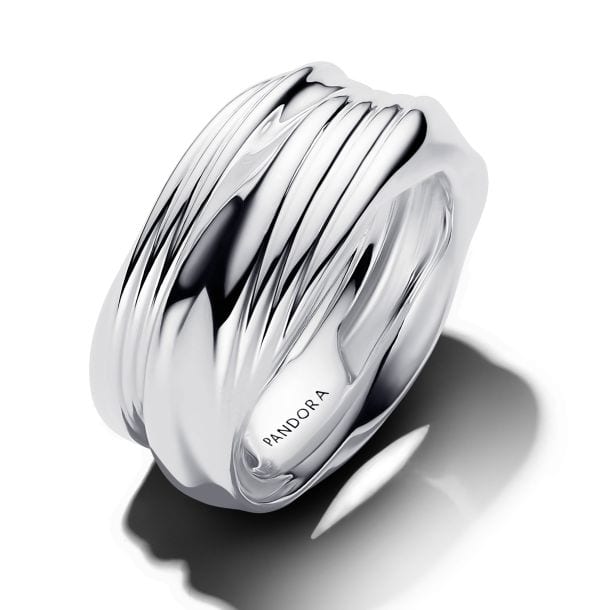 Pandora Twisted Double Ring