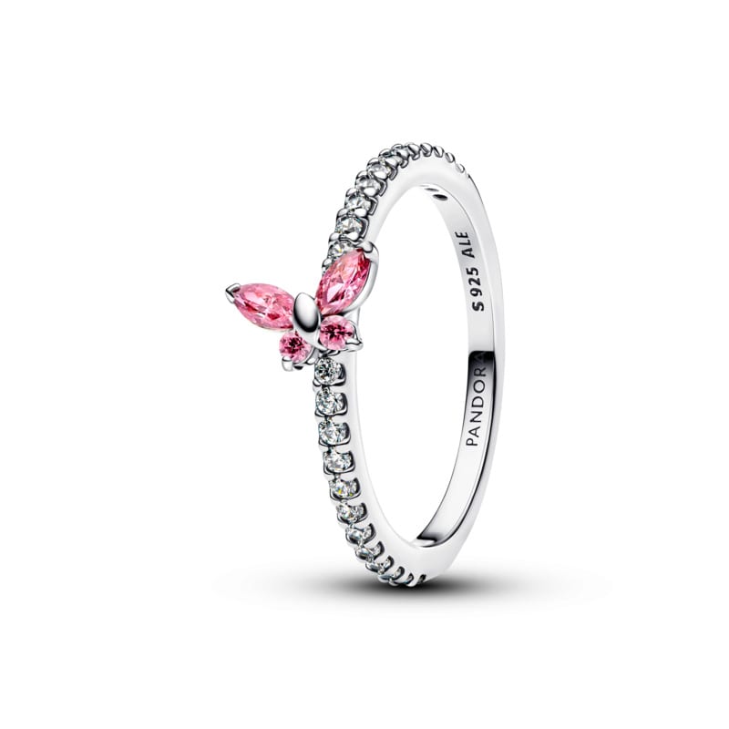 Sparkling Butterfly Ring
