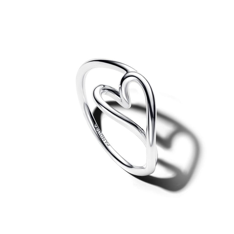Organically Shaped Heart Small Ring