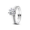 Sparkling Lucky Clover Splittable Ring