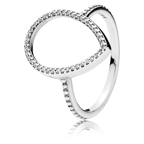 Teardrop Silhouette Ring