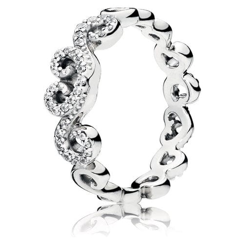 Heart Swirls Ring