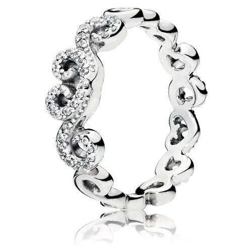 Heart Swirls Ring