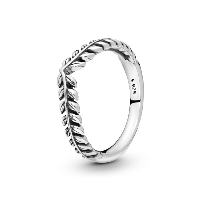 Wheat Grains Wishbone Ring
