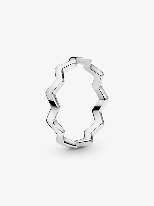 Pandora Zigzag Silver Ring