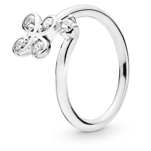 Pandora Four Petal Flower Ring 197988CZ 197988C — Foto 1 von 1