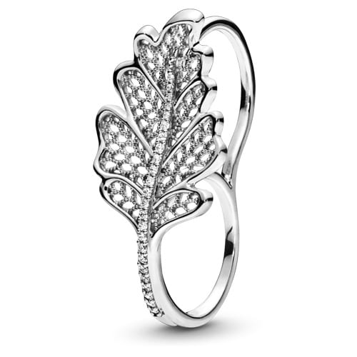 Oak Leaf Double Ring