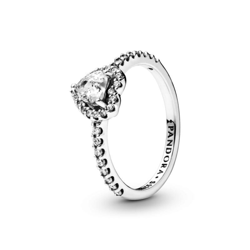 Elevated Heart Ring