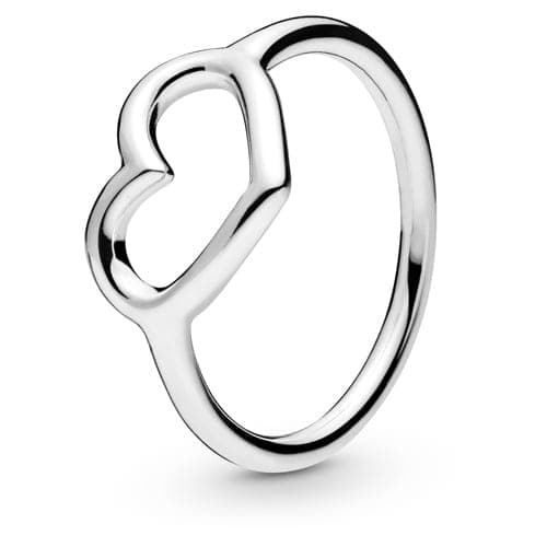 Pandora Polished Open Heart Ring 198613C00 198613 — photo 1 of 1
