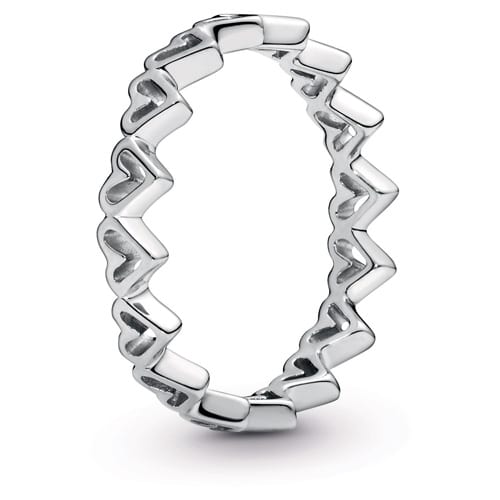 Freehand Hearts Ring