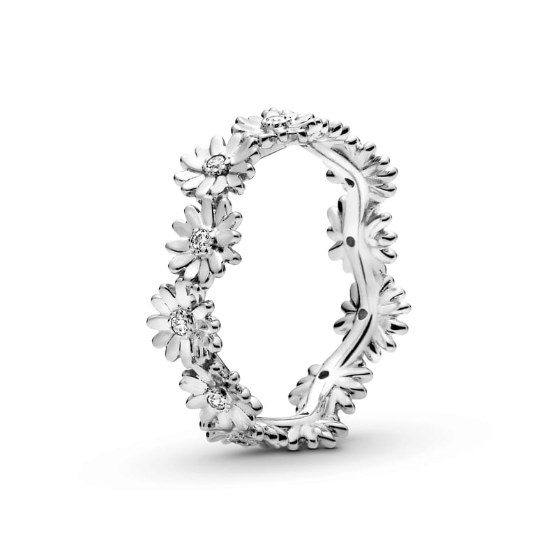 Sparkling Daisy Flower Crown Ring