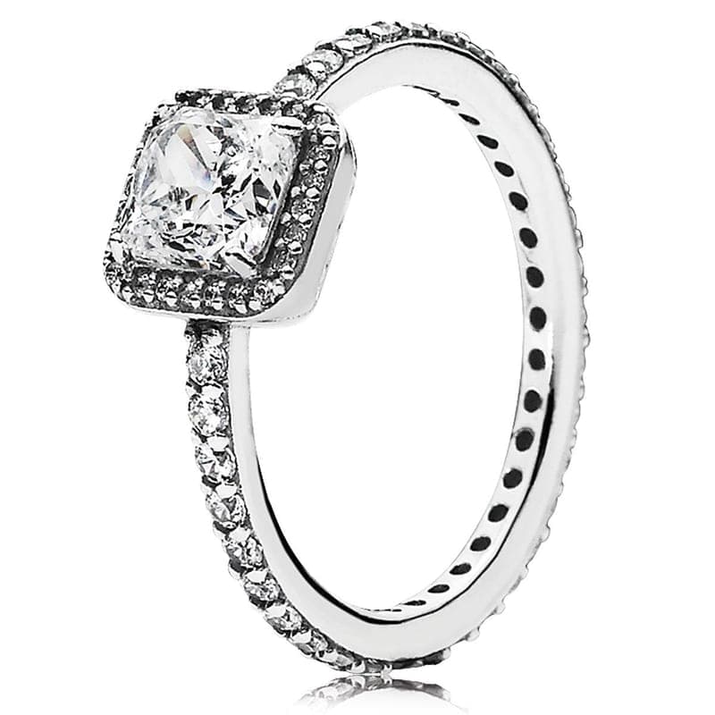 Pandora Square Sparkle Halo Ring 198863C01 198863 — photo 1 of 2