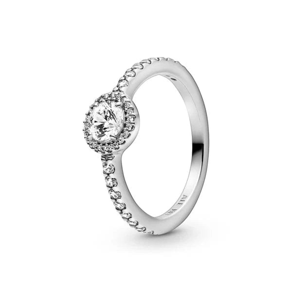 Klassischer Funkelnder Strahlenkranz Ring