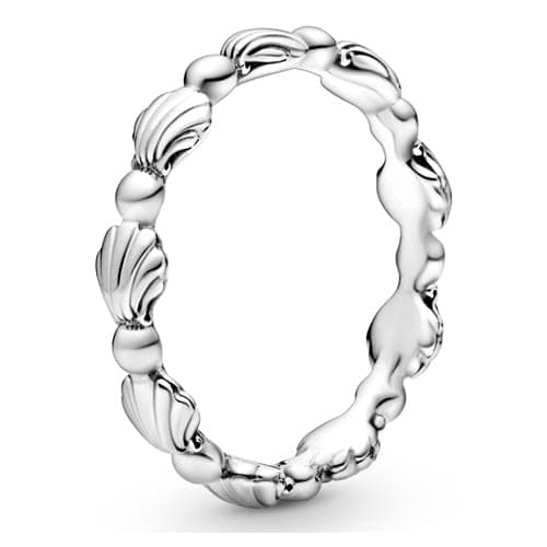 Pandora Beaded Seashell Band Ring 198943C00 198943 — Foto 1 von 1