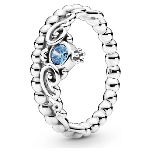 Cinderella Blue Tiara Ring
