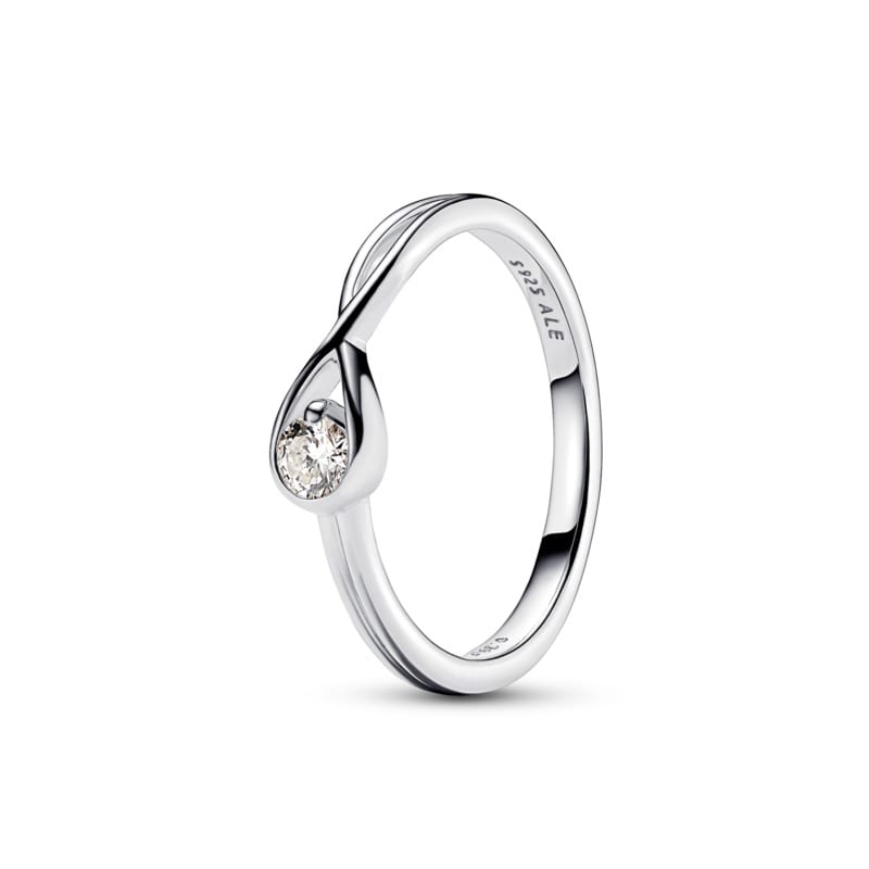 Pandora Infinite Sterling Silver Lab-grown Diamond Ring