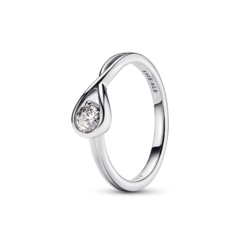 Pandora Infinite Sterling Silver Lab-grown Diamond Ring