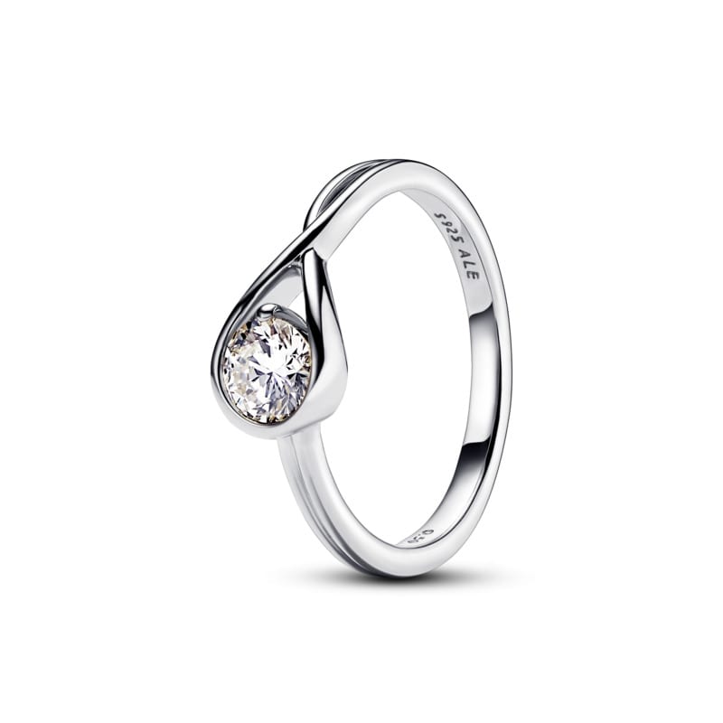 Pandora Infinite Sterling Silver Lab-grown Diamond Ring