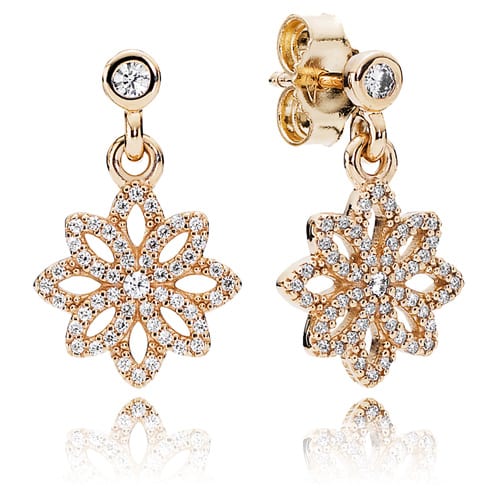 14K Gold Lace Botanique Earrings