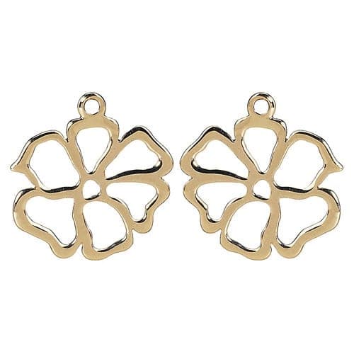 Pandora 14K Gold Large Flower Earring Charm 250415 25415 — photo 1 of 1