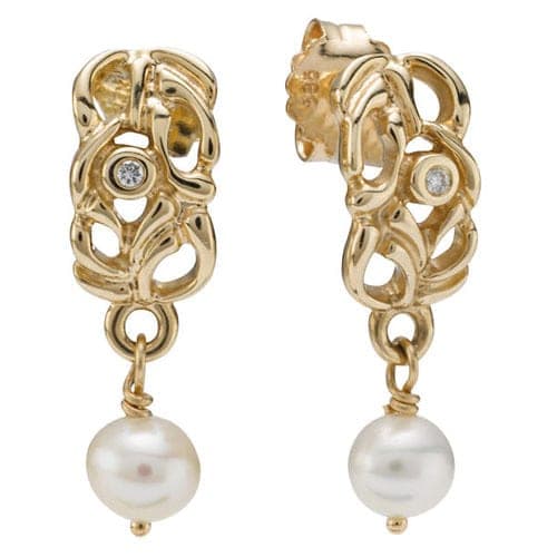 Pandora 14K Gold Pandora's Secret Drop Earrings 250428D 250428 — Foto 1 von 1