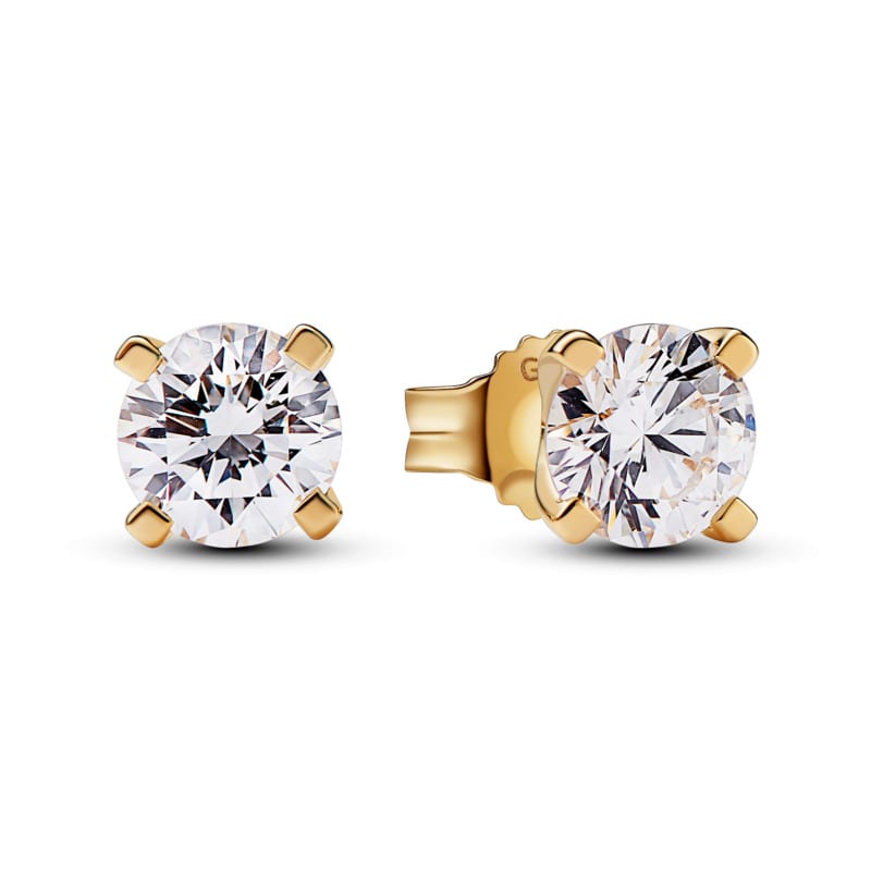 14k Gold Lab-grown Diamond Earrings