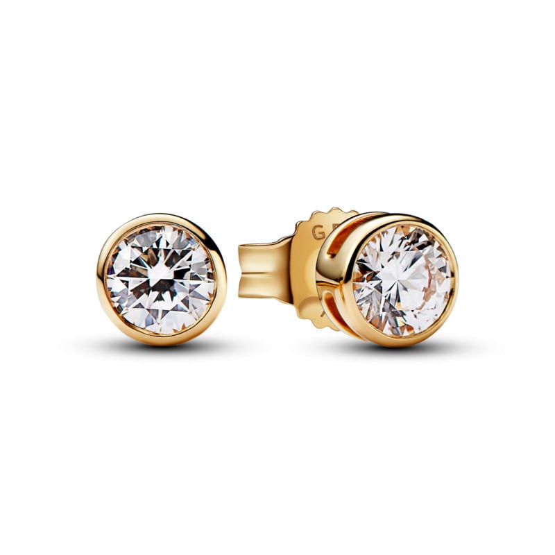 14k Gold Lab-grown Diamond Earrings