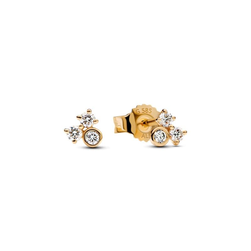 Pandora Era Lab-Grown Diamond Cluster Stud Earrings 253732C01 253732 — Foto 1 von 1