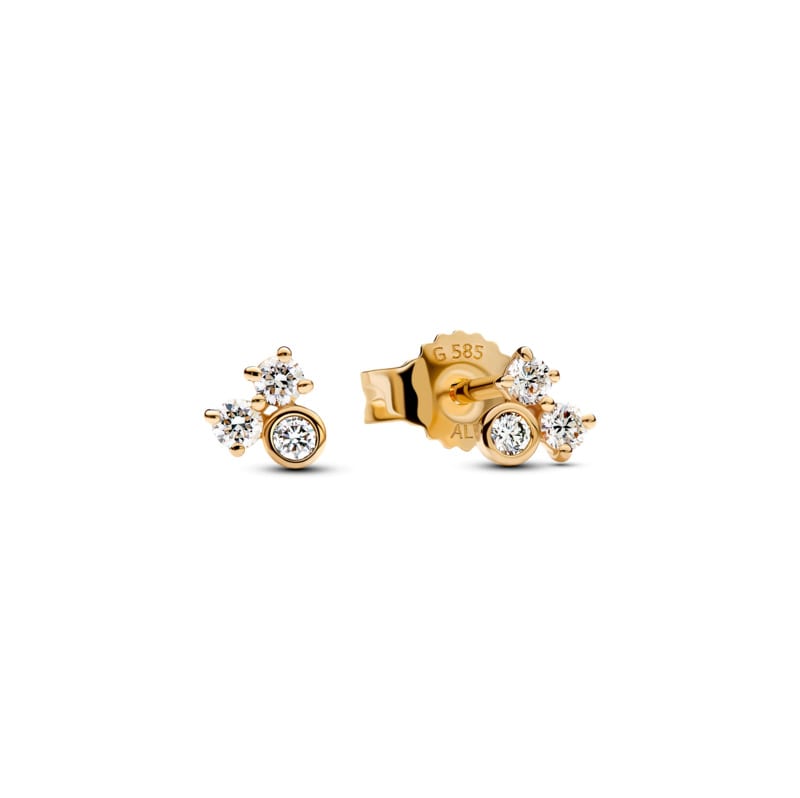 Pandora Era Lab-Grown Diamond Cluster Stud Earrings
