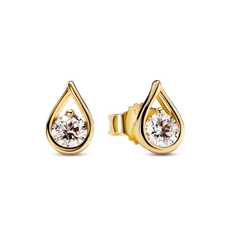 Pandora Brilliance Lab-created Diamond Stud Earrings
