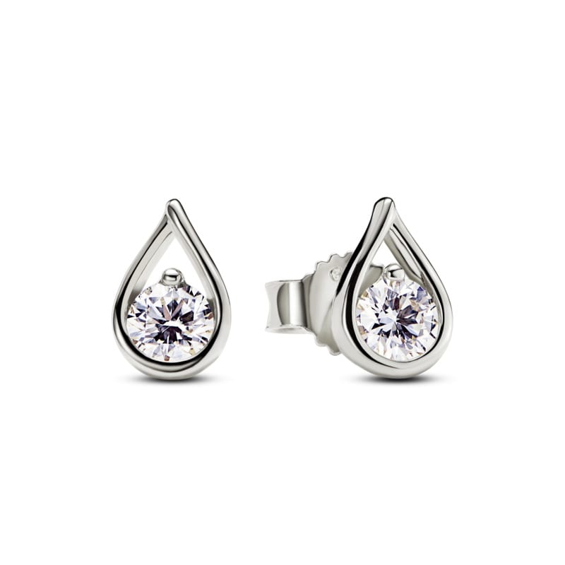Pandora Brilliance Lab-created Diamond Stud Earrings