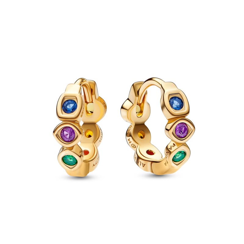 Marvel The Avengers Infinity Stones Hoop Earrings