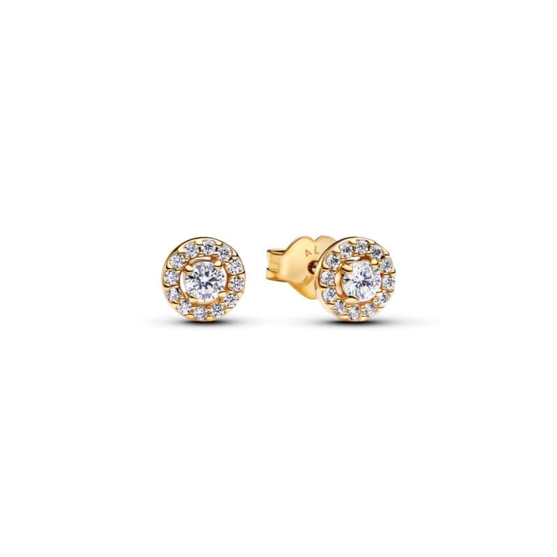 Pandora Round Pavé Halo Stud Earrings 263019C01 263019 — photo 1 of 1