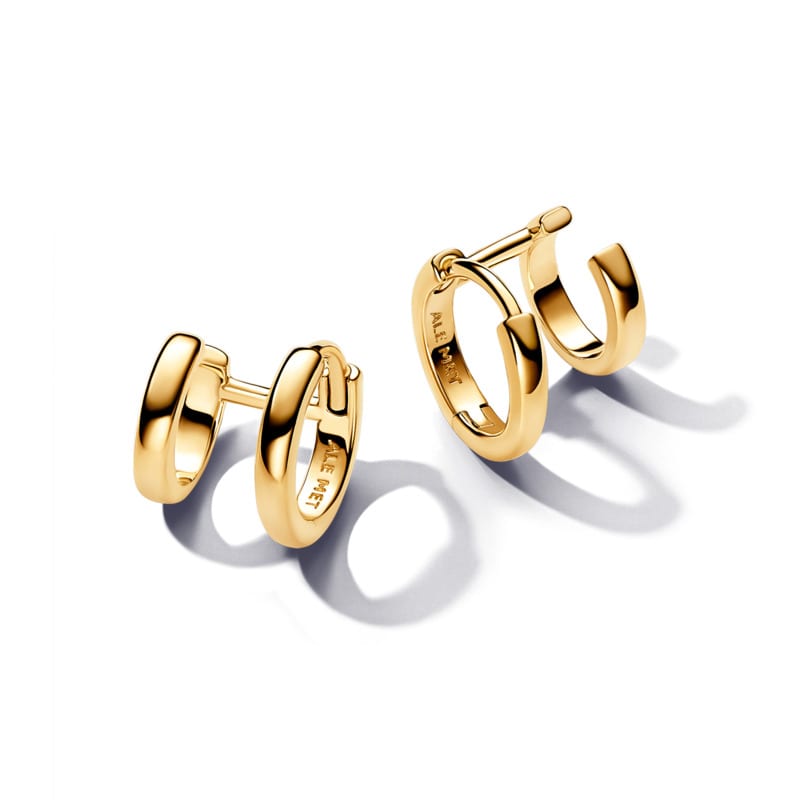 Double Wrap Hoop Earrings