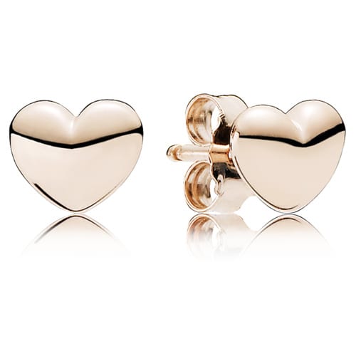 Pandora Rose Petite Hearts Earring Studs