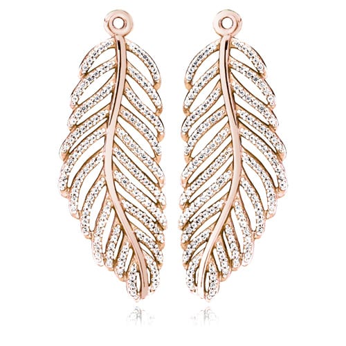 Pandora Rose Light as a Feather Earring Charms