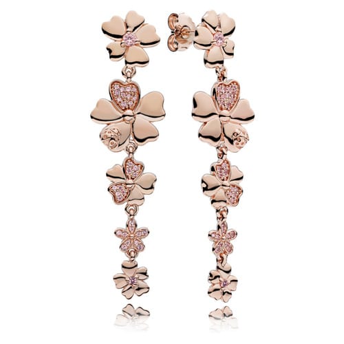 Pandora Rose Wildflower Meadow Hanging Earrings