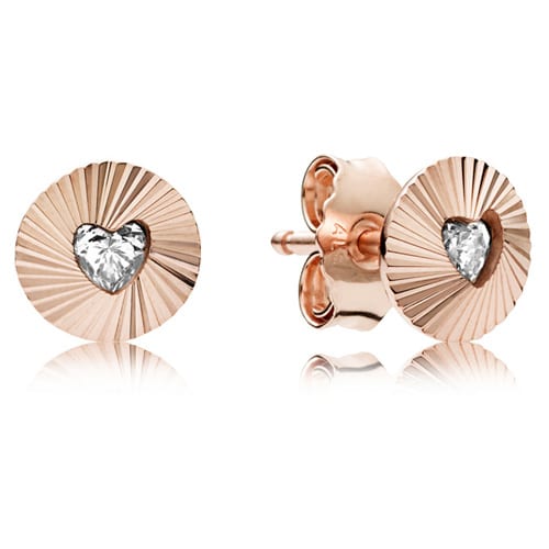 Vintage Fans Stud Earrings